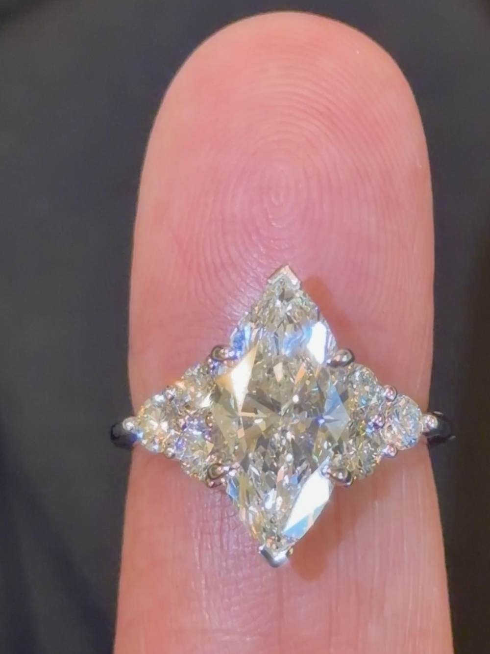 5 carat 14k Diamond Marquise ring!